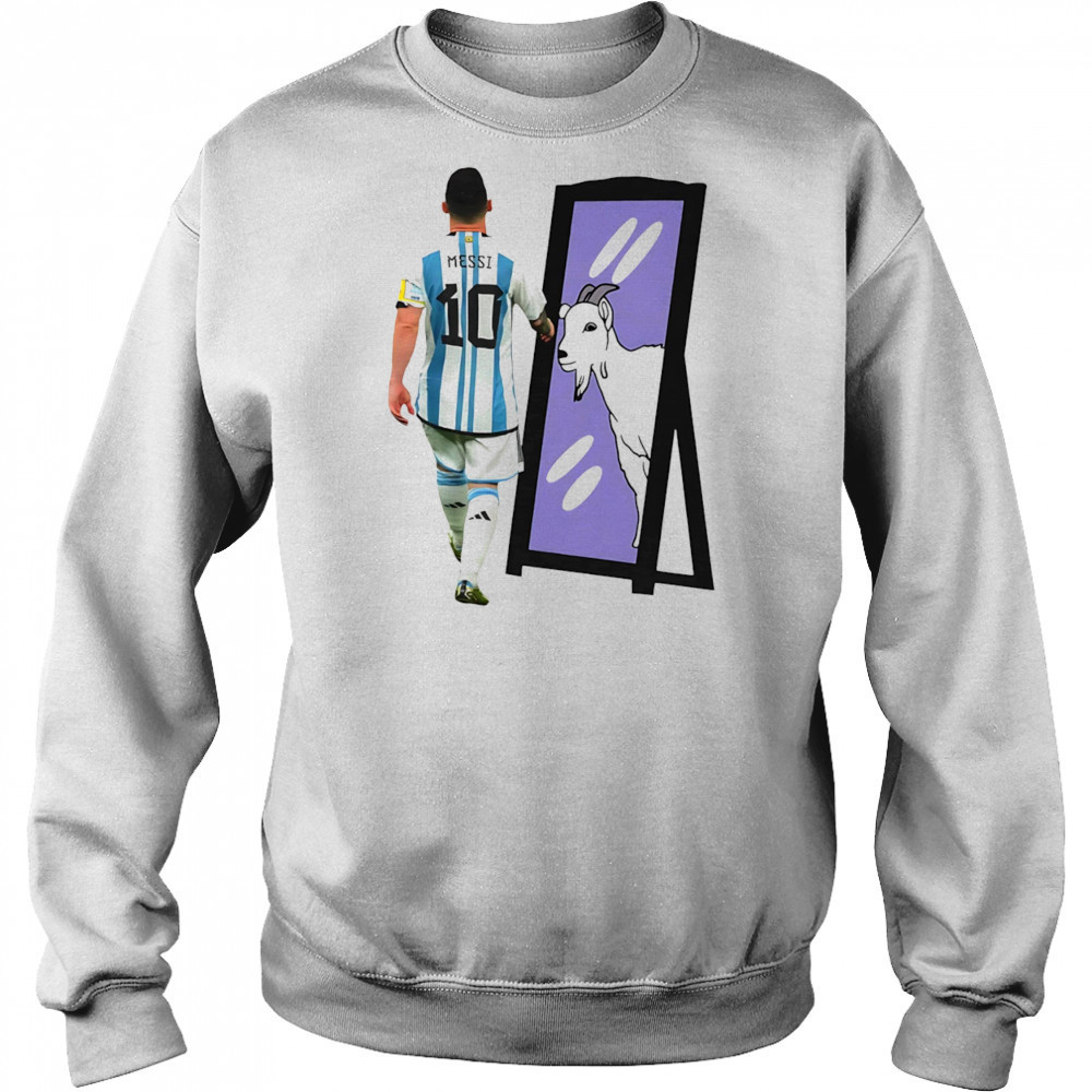 Lionel Messi Goat mirror shirt Sweatshirt