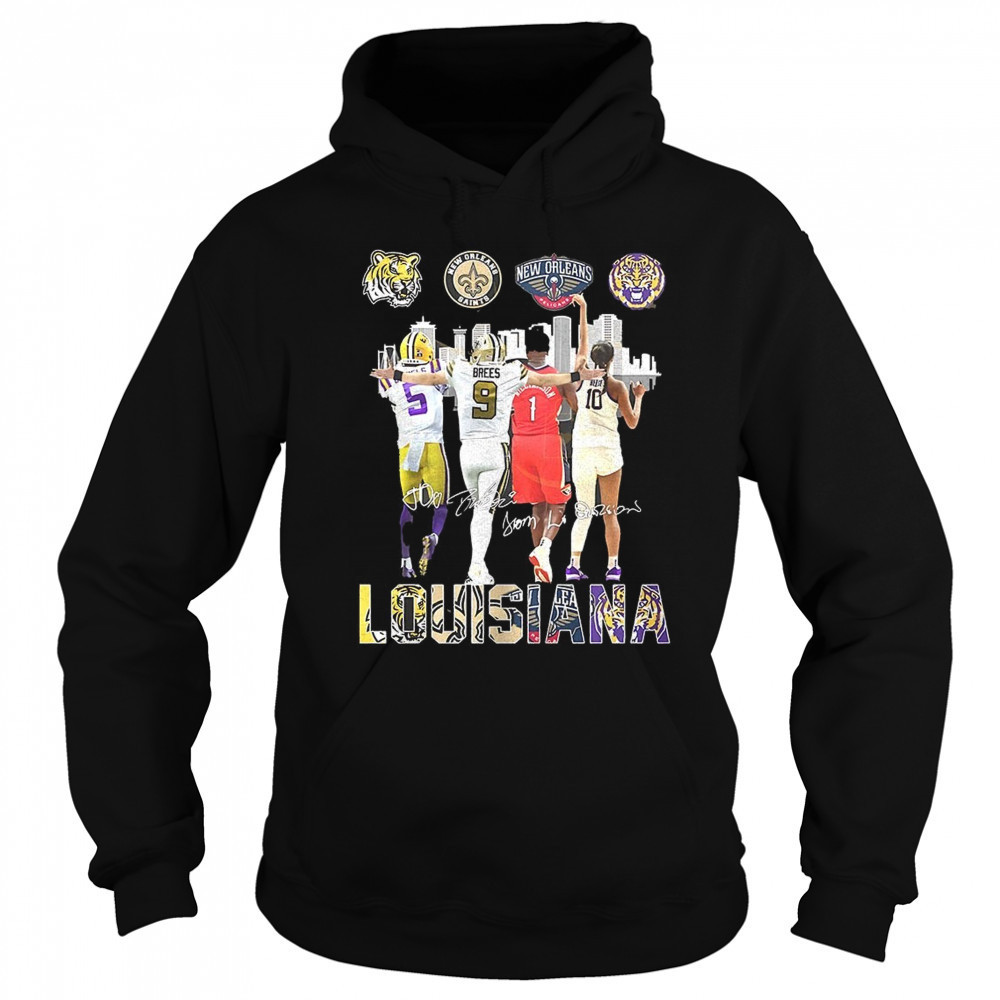 Louisiana team sport 2025 Skyline City signatures shirt Hoodie
