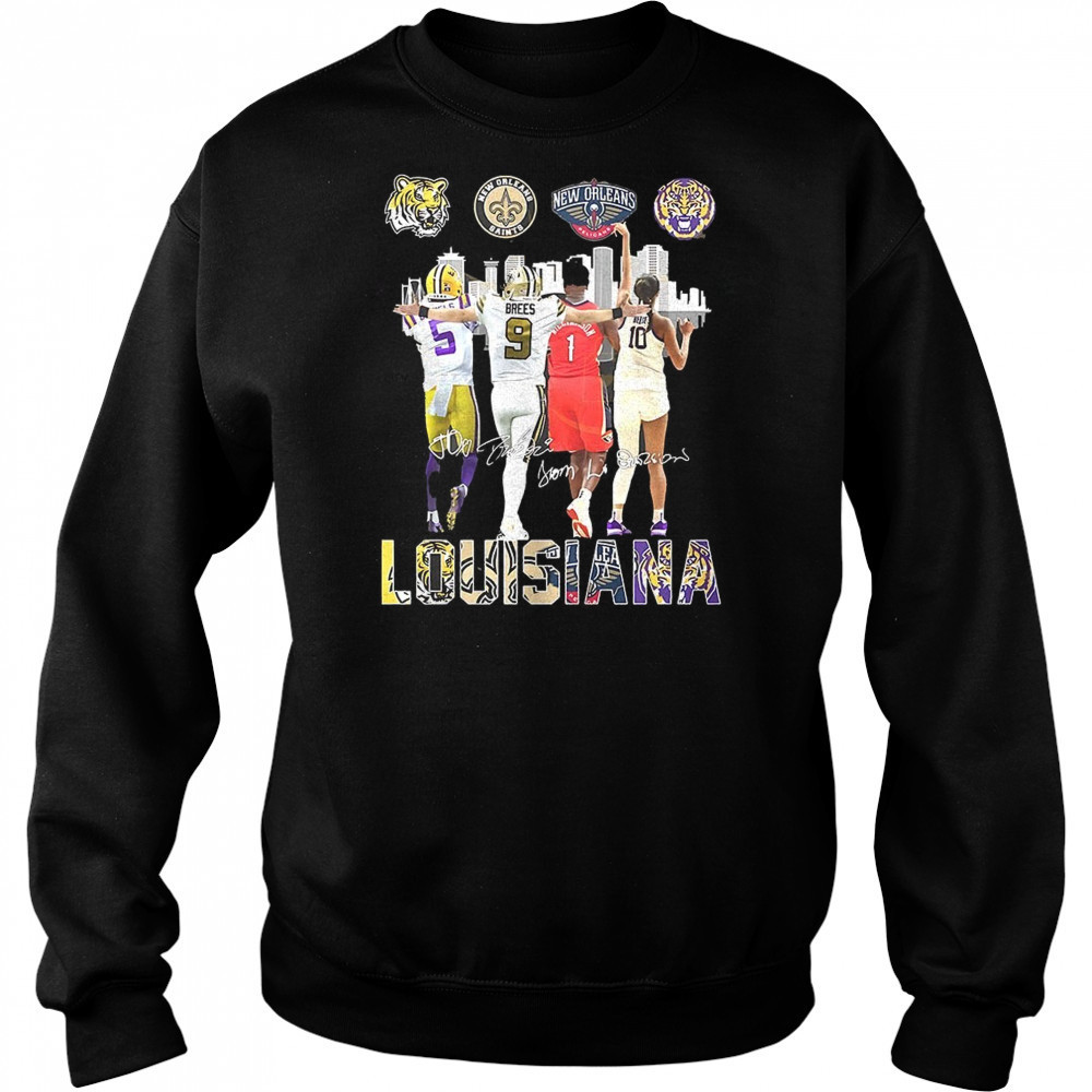 Louisiana team sport 2025 Skyline City signatures shirt Sweatshirt