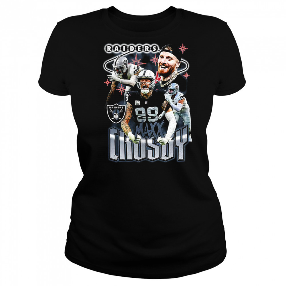Maxx Crosby Las Vegas Raiders Notorious Player Graphic shirt Women's T-shirt