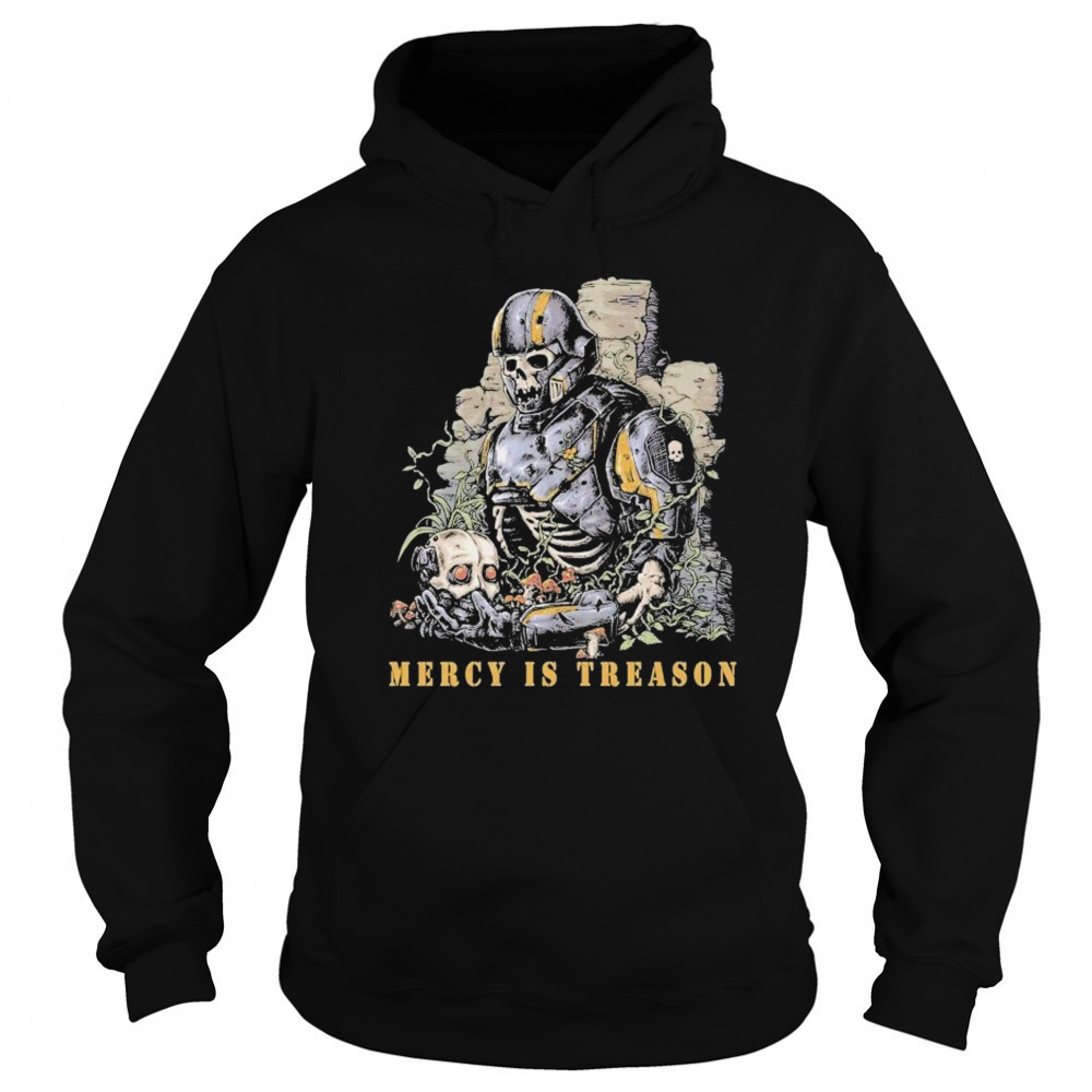 Mercy Is Treason Threat Llama T-shirt Hoodie