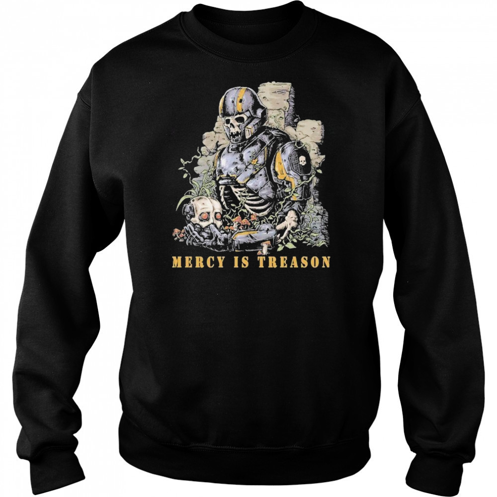 Mercy Is Treason Threat Llama T-shirt Sweatshirt