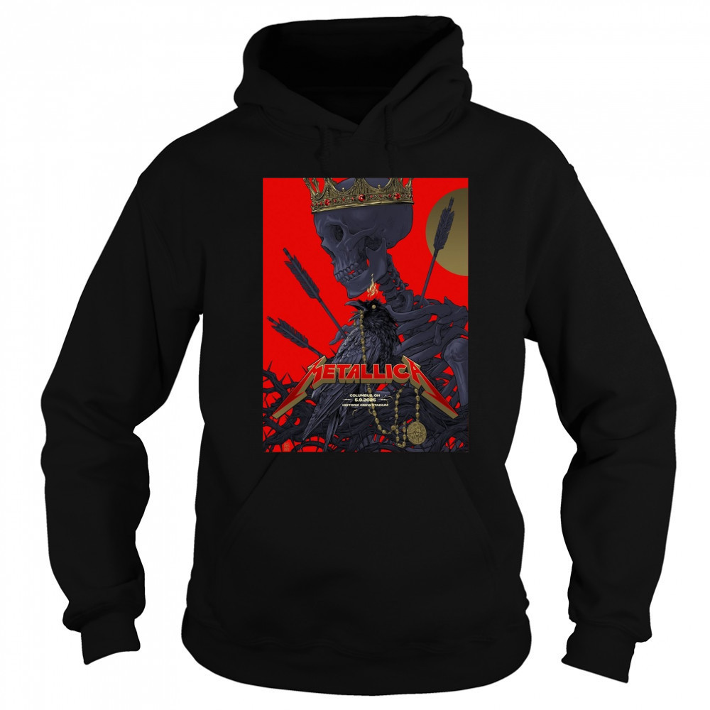 Metallica Columbus OH 5.9.2025 Historic Crew Stadium Poster t-shirt Hoodie