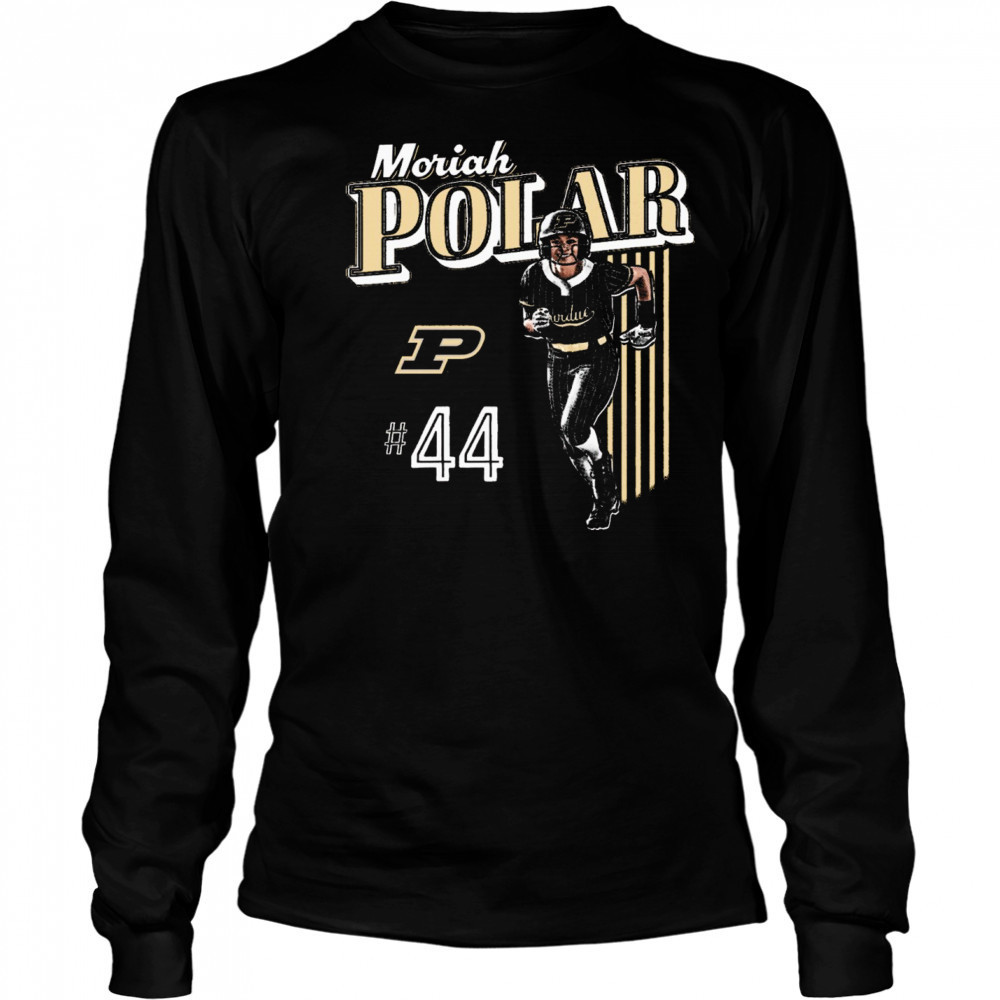 Moriah Polar 44 Purdue Boilermakers Softball NCAA Division I Illustrated t-shirt Long Sleeved