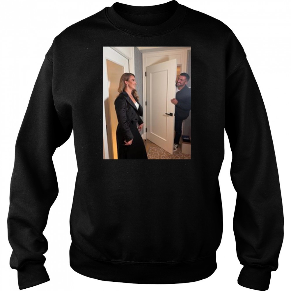 Natasha Peep Sabrina Ionescu and Hroniss Grasu t-shirt Sweatshirt