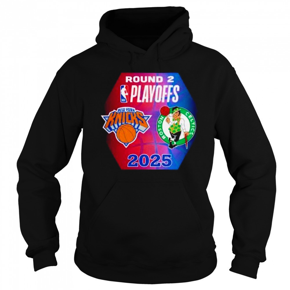 NBA Playoffs round 2 New York Knicks vs Boston Celtics 2025 shirt Hoodie