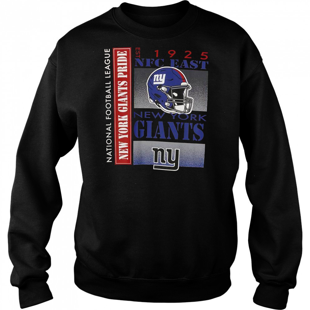 New York Giants NFC East Est 1925 National Football League T-Shirt Sweatshirt
