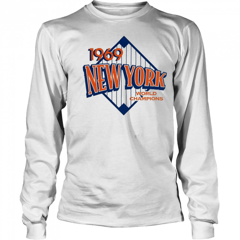 New York Mets World Champions 1969 T-shirt Long Sleeved