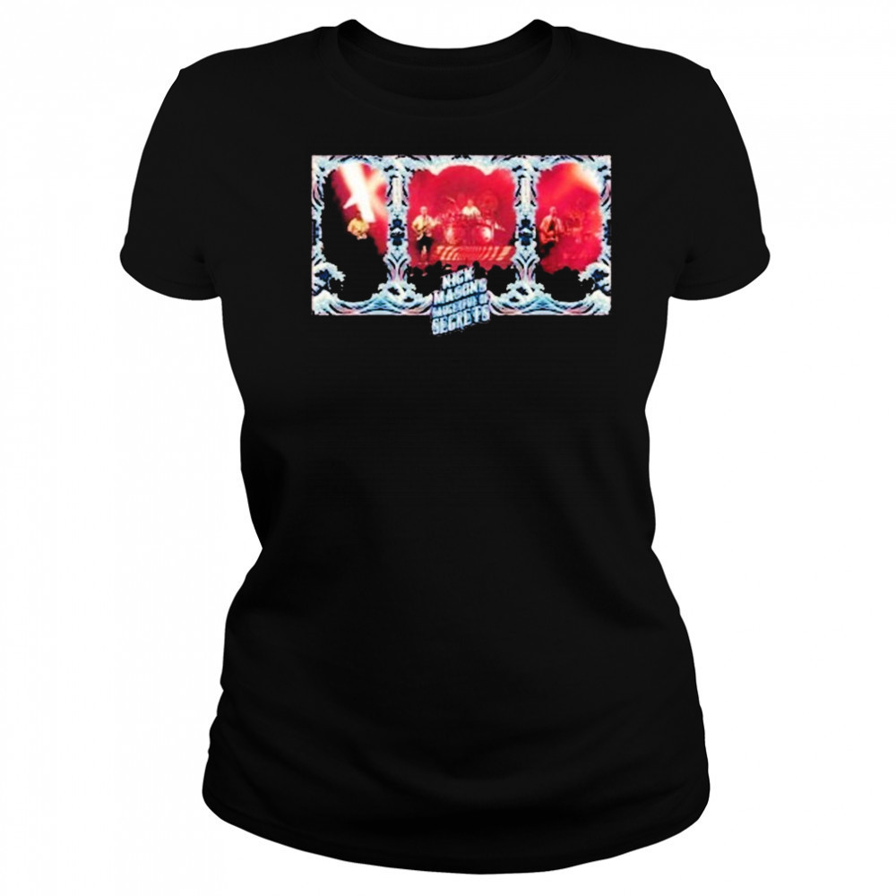 Nick Mason Saucerful Of Secrets Hokusai Wave Band Photo T-shirt Women's T-shirt