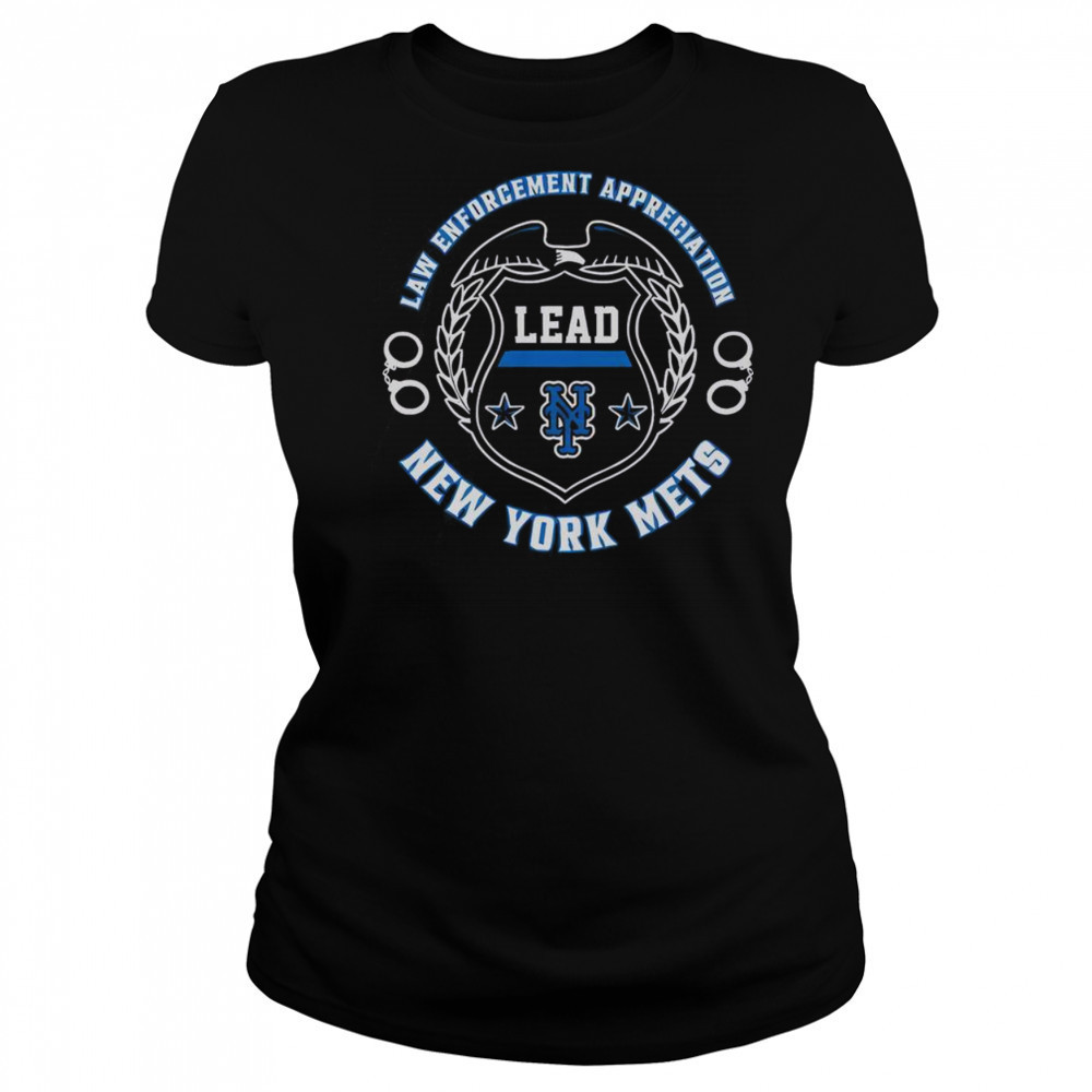 Official New York Mets Law Enforcement Appreciation Day 2025 T-Shirt Women's T-shirt