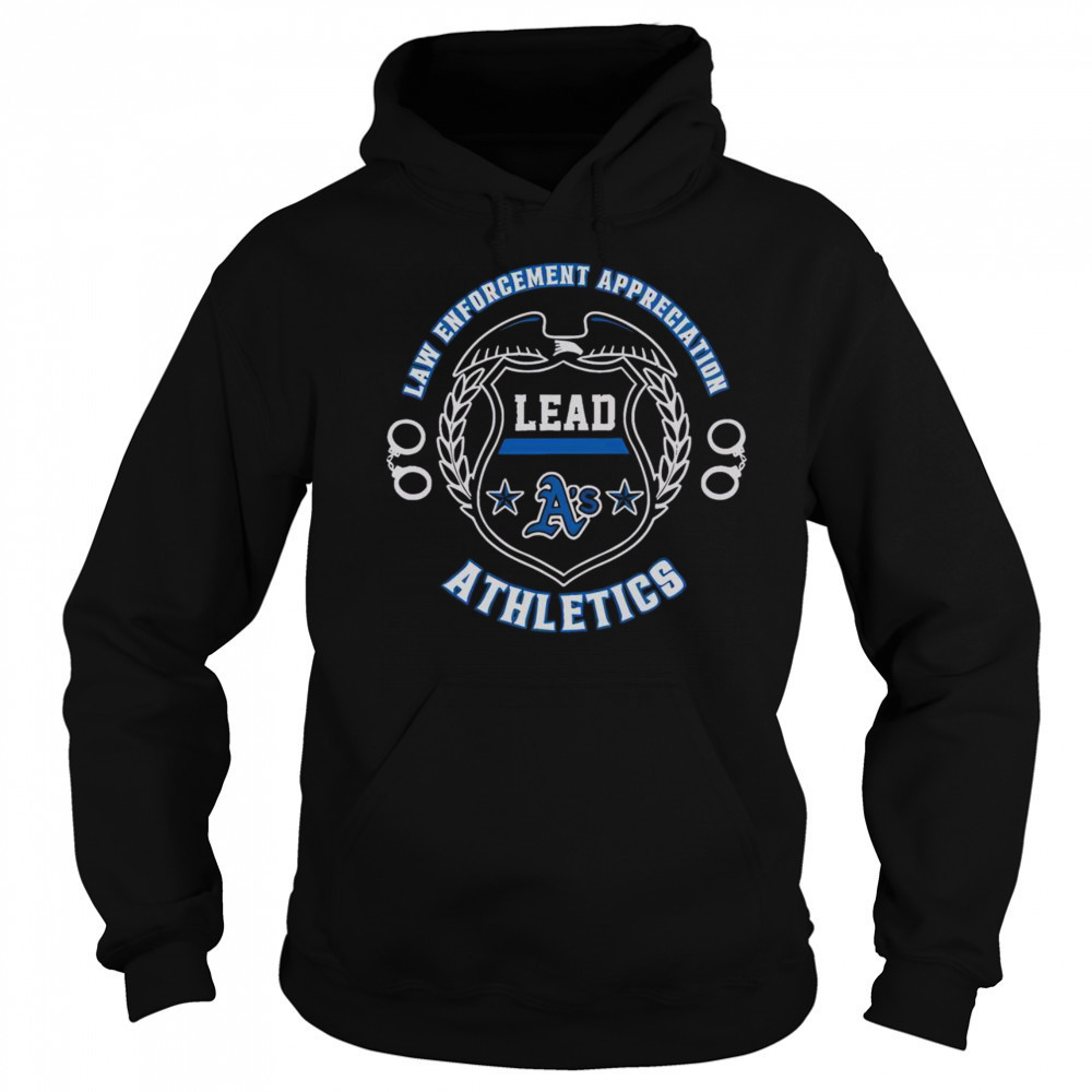 Official Oakland Athletics Law Enforcement Appreciation Day 2025 T-Shirt Hoodie