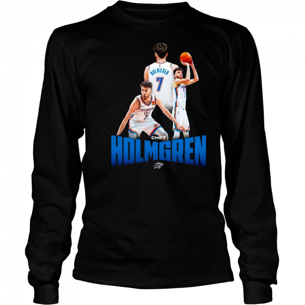 OKC Thunder Chet Holmgren Player Series 2025 Shirt Long Sleeved