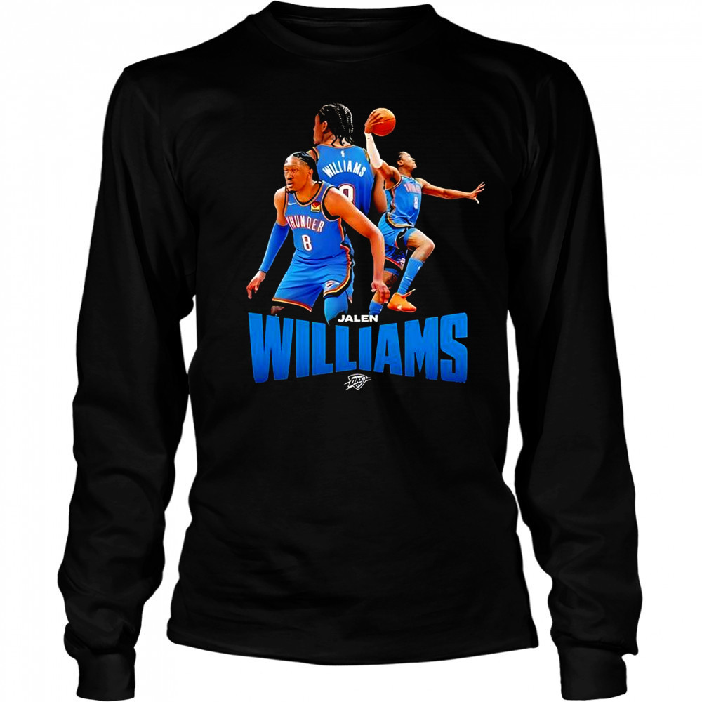 OKC Thunder Jalen Williams Player NBA T-Shirt Long Sleeved