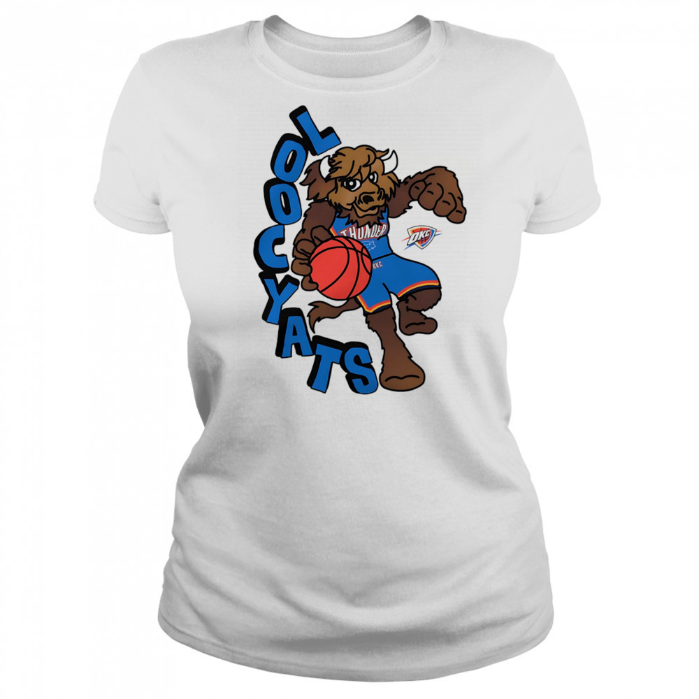Oklahoma City Thunder NBA x Staycool Mascot shirt Women's T-shirt