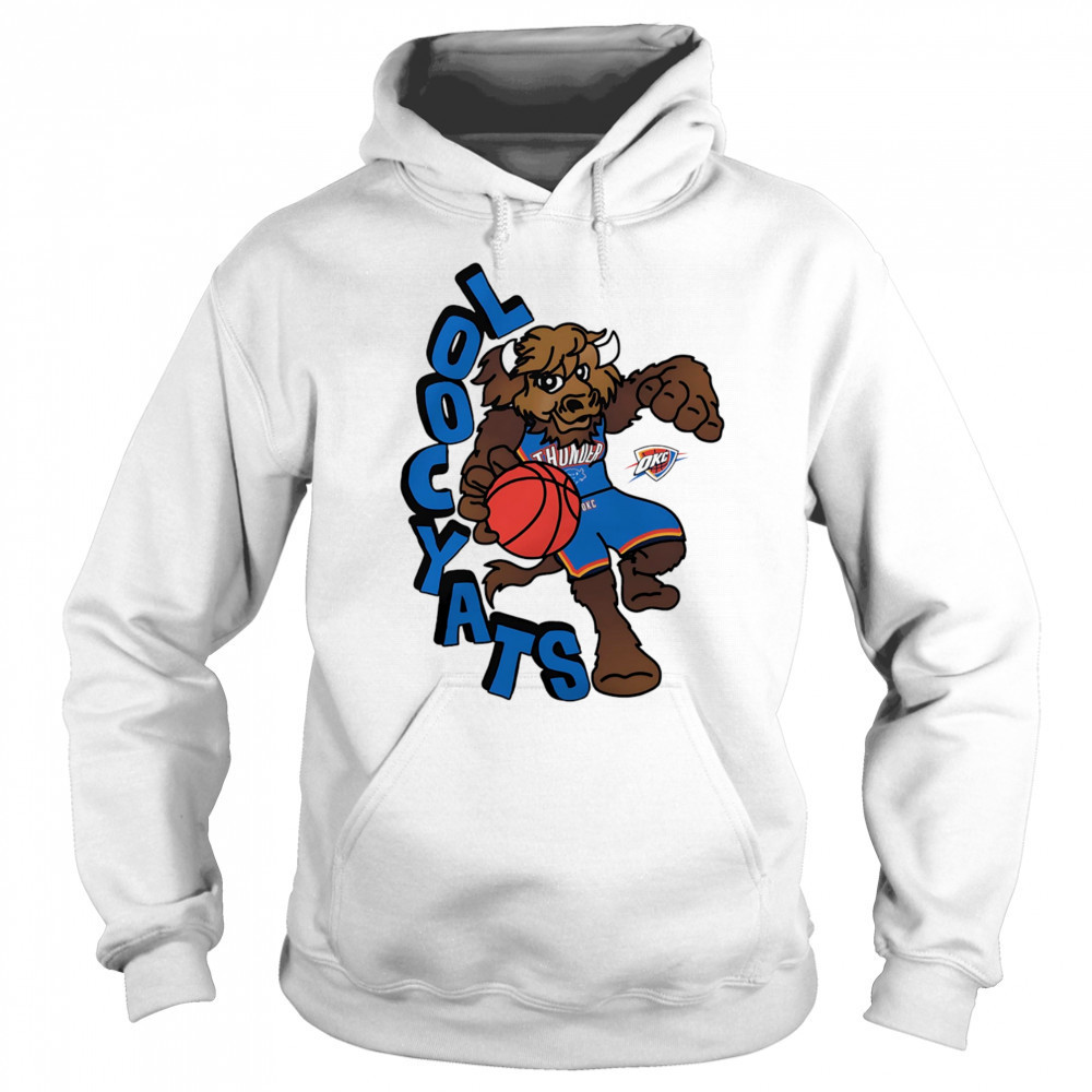 Oklahoma City Thunder NBA x Staycool Mascot shirt Hoodie