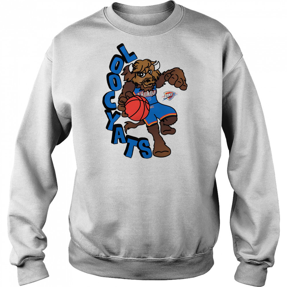 Oklahoma City Thunder NBA x Staycool Mascot shirt Sweatshirt