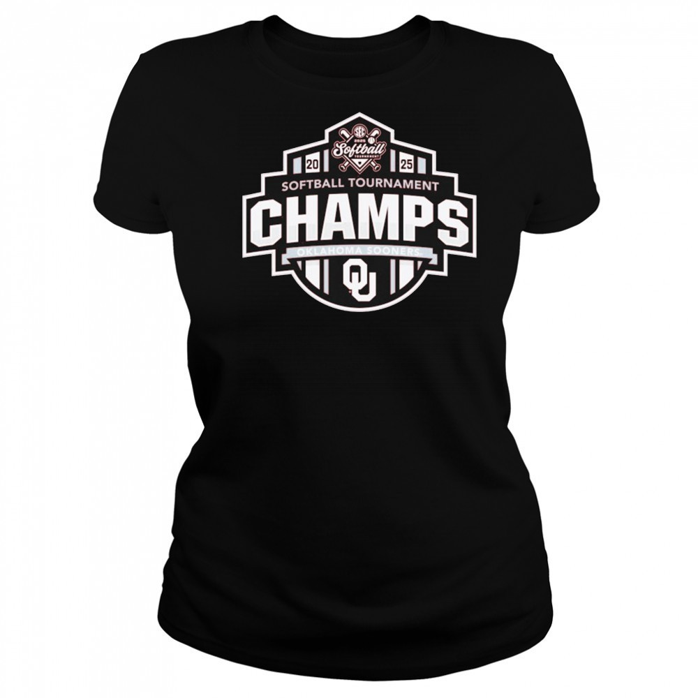 Oklahoma Sooners Softball 2025 SEC Conference Tournament Champions T-shirt Women's T-shirt