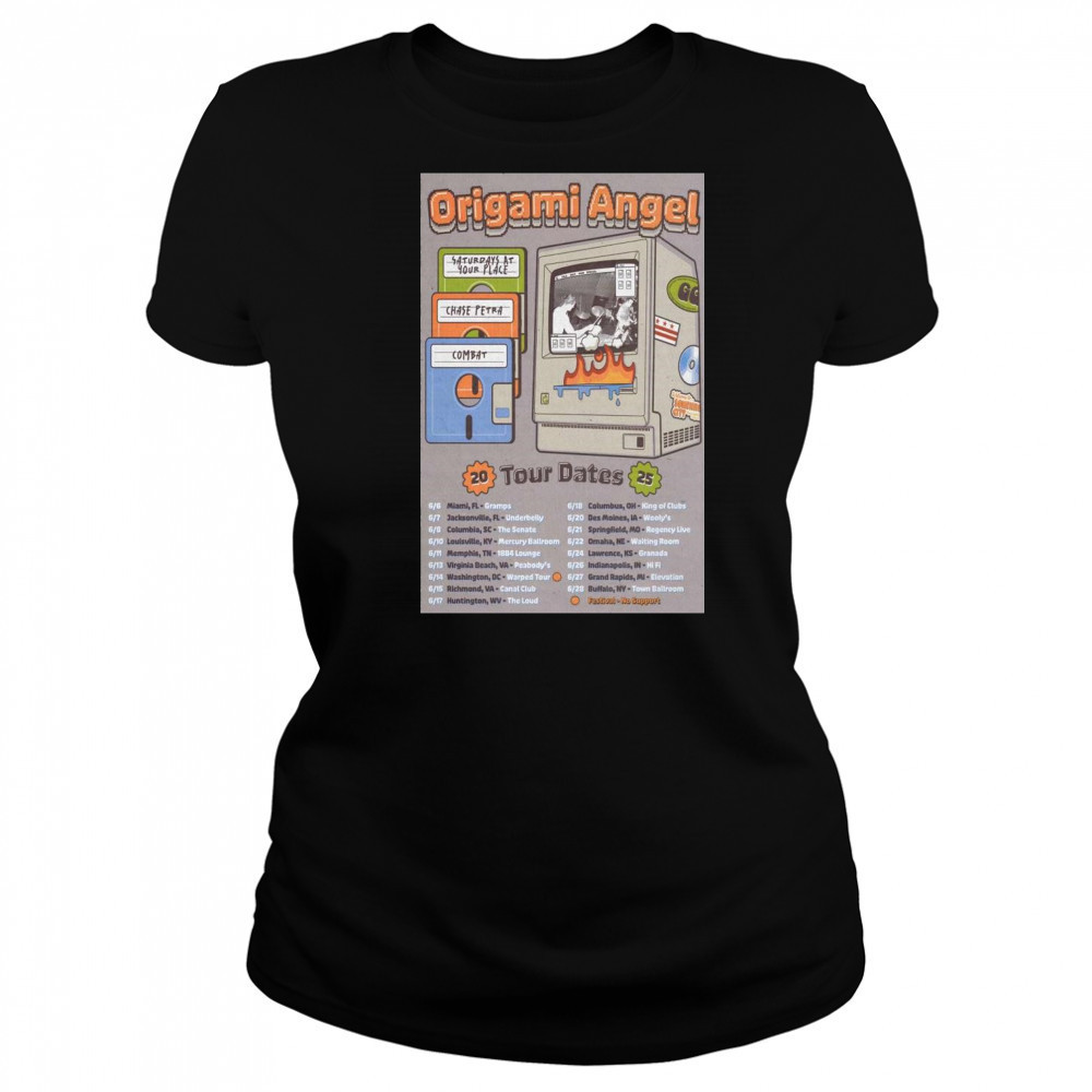 Origami Angel Tour Dates 2025 t-shirt Women's T-shirt