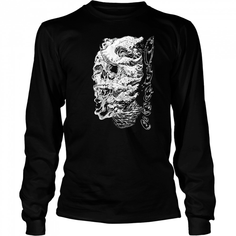 Osees Ocean Skull T-shirt Long Sleeved