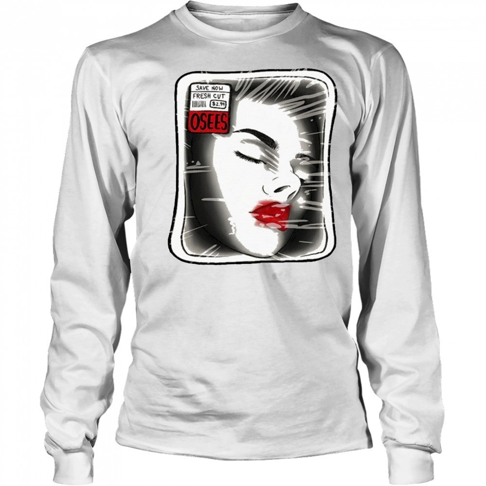 Osees Save Now Fresh Cut Wrapped Face T-shirt Long Sleeved
