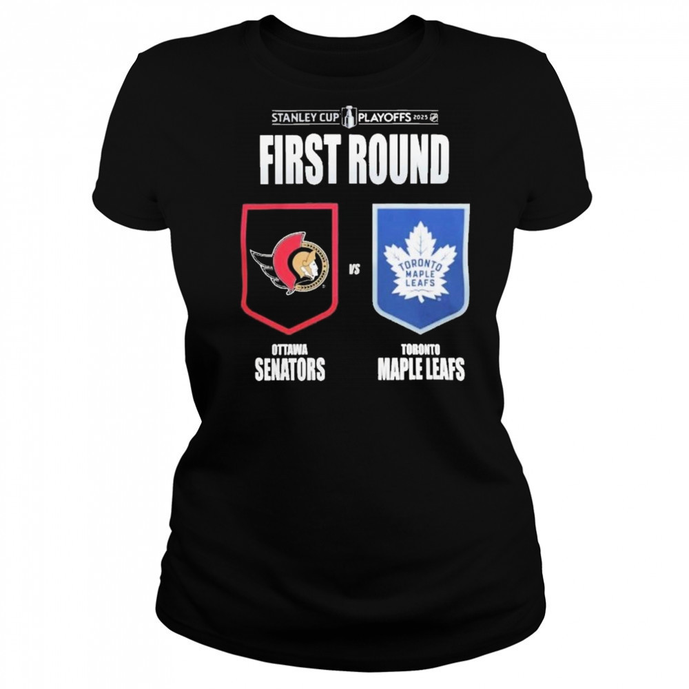 Ottawa Senators Vs Toronto Maple Leafs 2025 Stanley Cup Playoffs Shirt Women's T-shirt