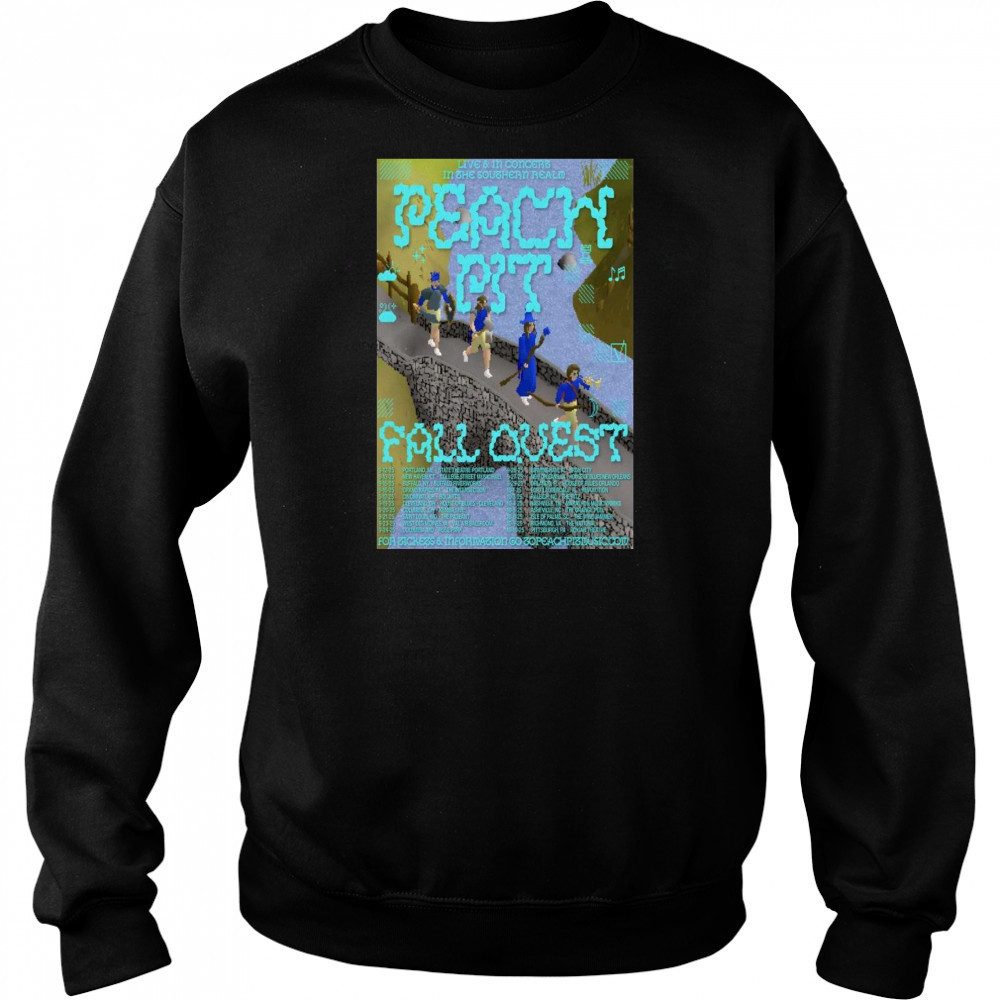Peach Pit Fall Ovest Tour 2025 t-shirt Sweatshirt