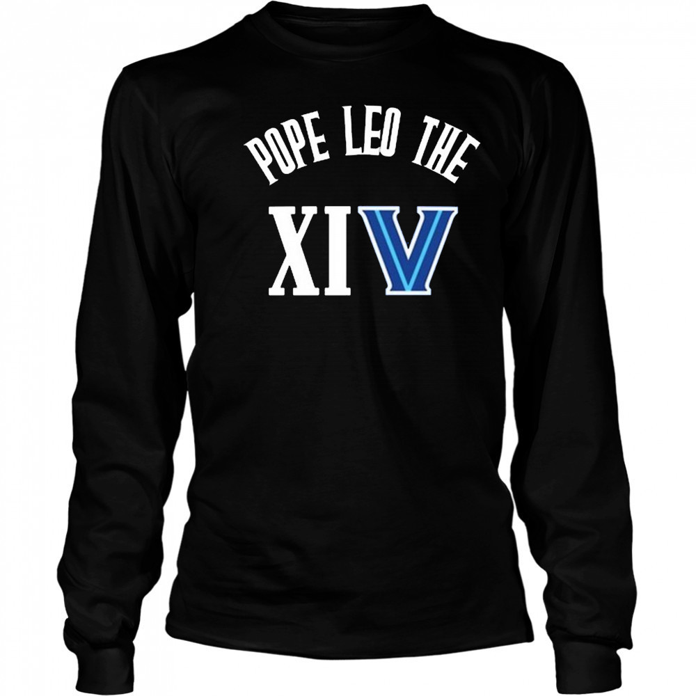 Phillygoat Pope Leo The Xiv Villanova t-shirt Long Sleeved