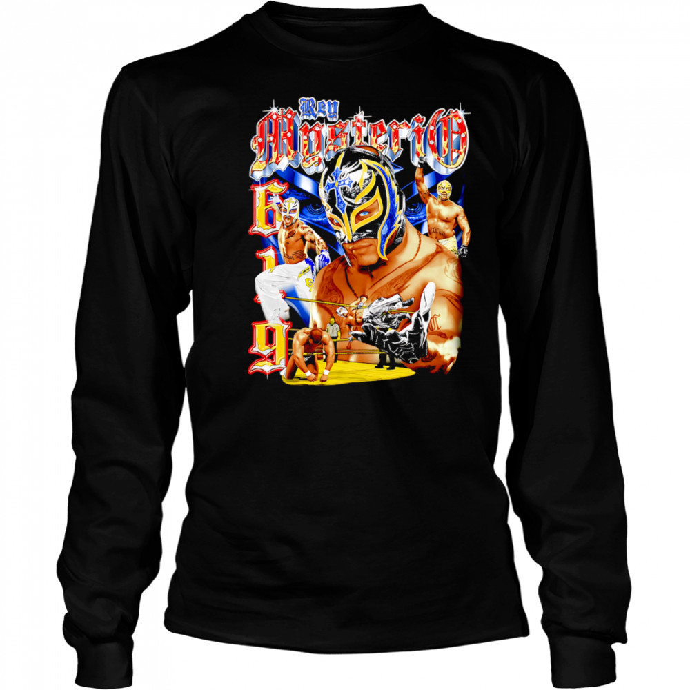 Rey Mysterio graphic art shirt Long Sleeved