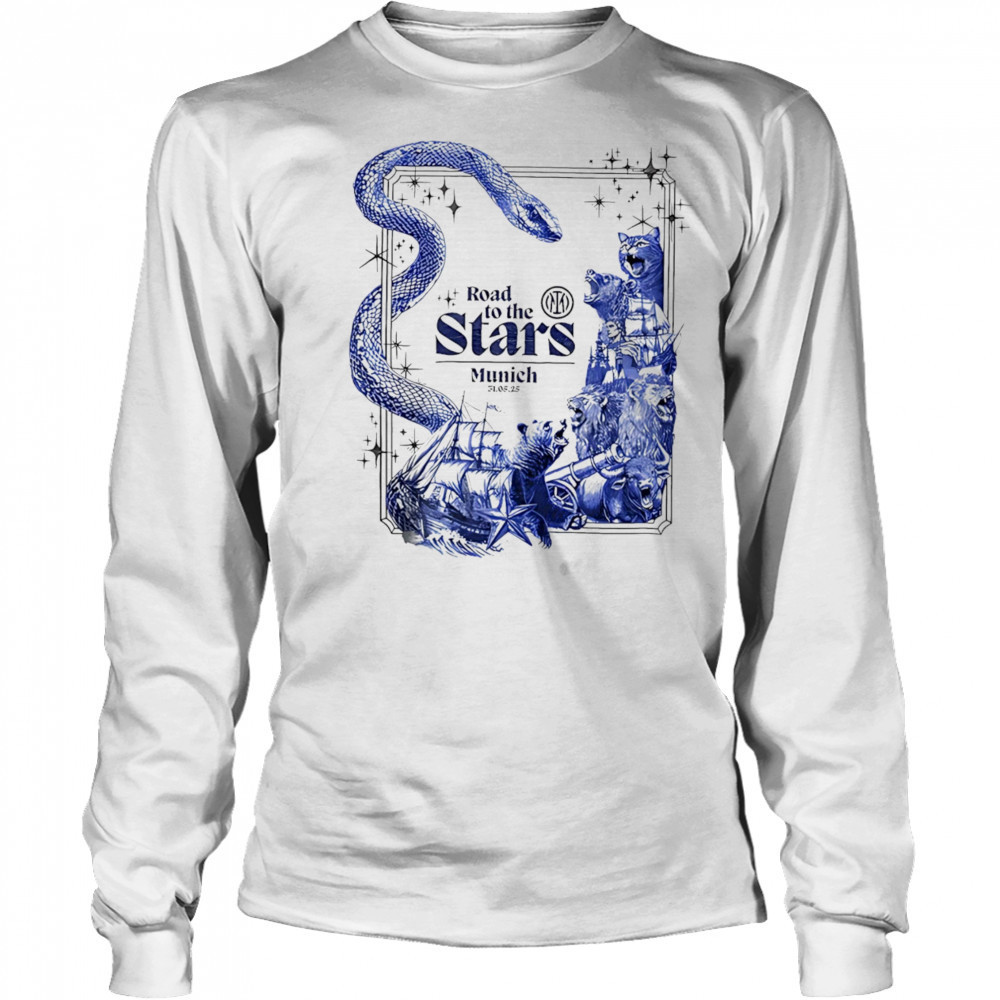 Road to the stars Munich Inter Milan shirt Long Sleeved