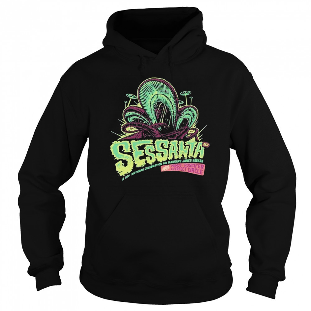 Sessanta Primus Puscifer And Perfect Circle Music Pavilion Charlotte North Carolina May 10, 2025 Tour T-shirt Hoodie