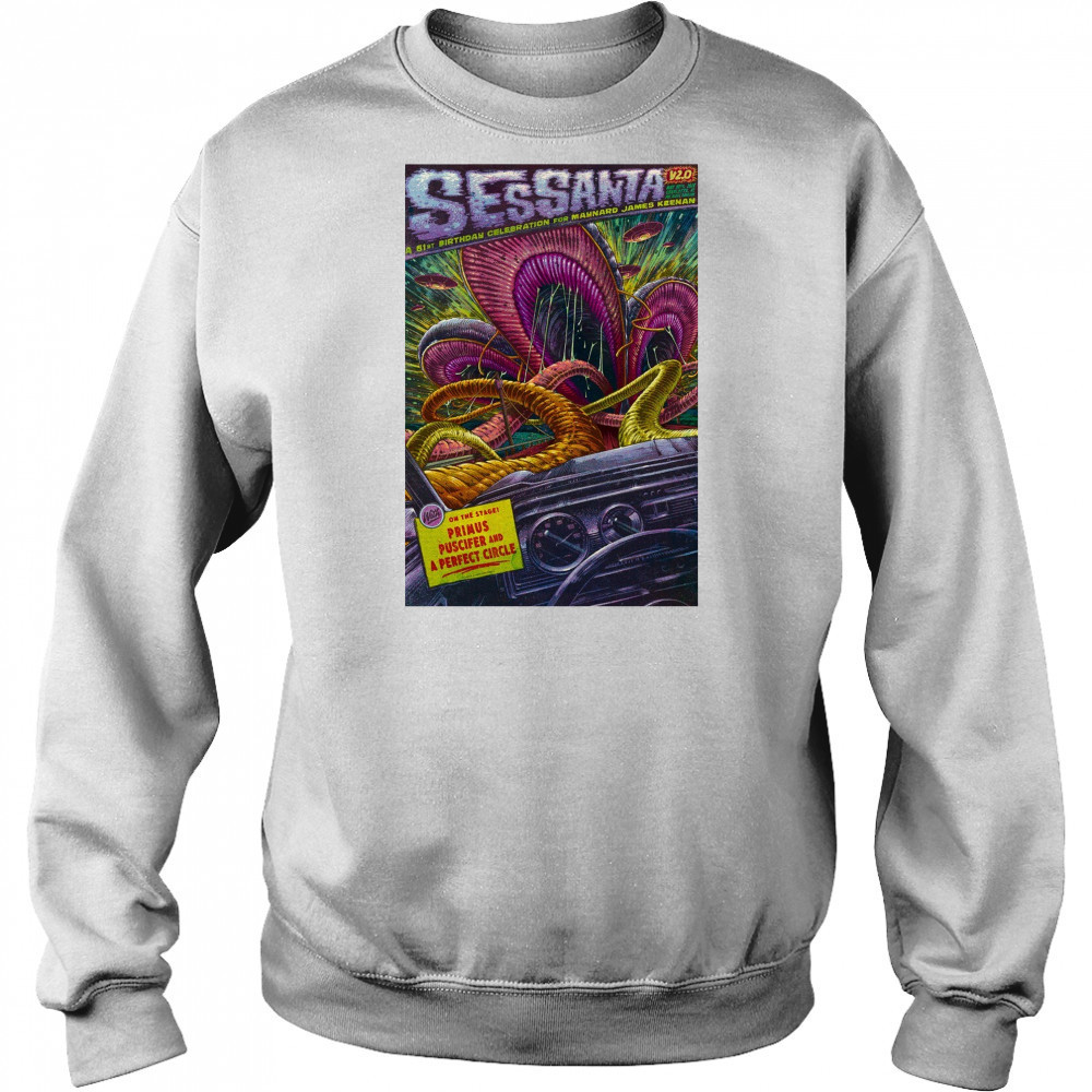 Sessanta V 2.0 Primus, Puscifer and A Perfect Circle Charlotte NC 2025 t-shirt Sweatshirt