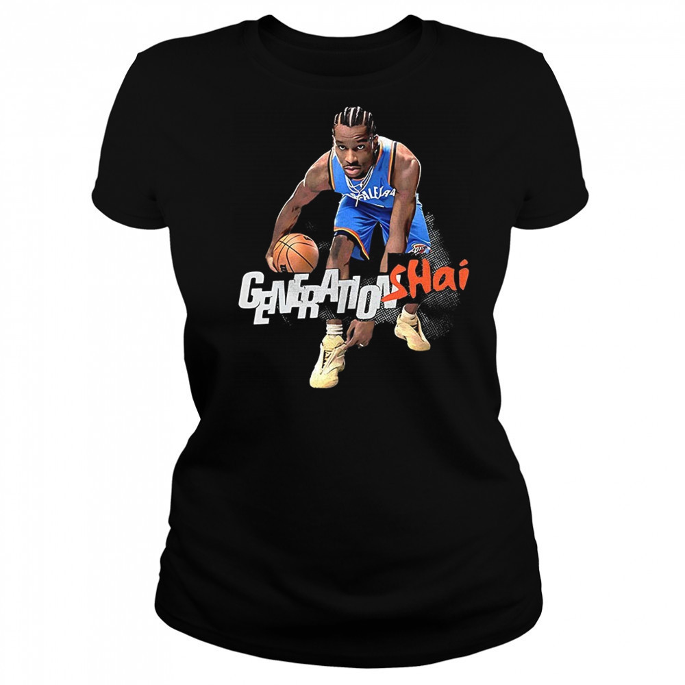 Shai Gilgeous-Alexander Oklahoma City Thunder SLAM February March 2025 cover graphic shirt Women's T-shirt