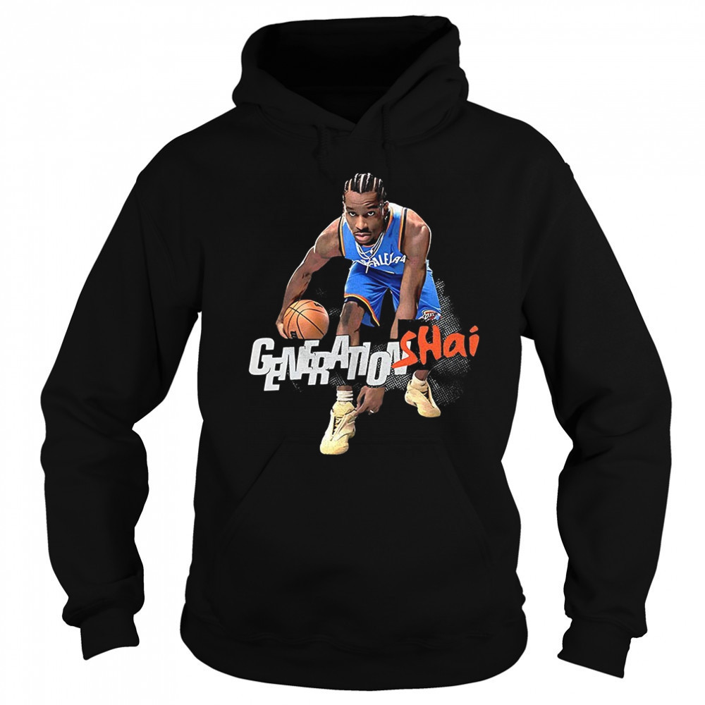 Shai Gilgeous-Alexander Oklahoma City Thunder SLAM February March 2025 cover graphic shirt Hoodie