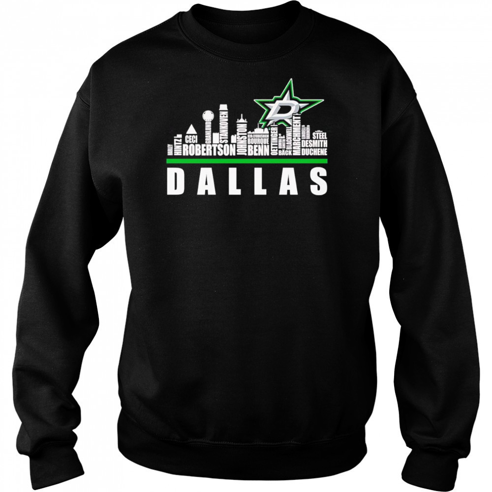 Skyline Dallas Stars name shirt Sweatshirt