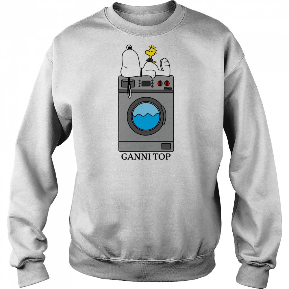 Snoopy And Woodstock Nieve Ella Ganni Top x Dog T-shirt Sweatshirt