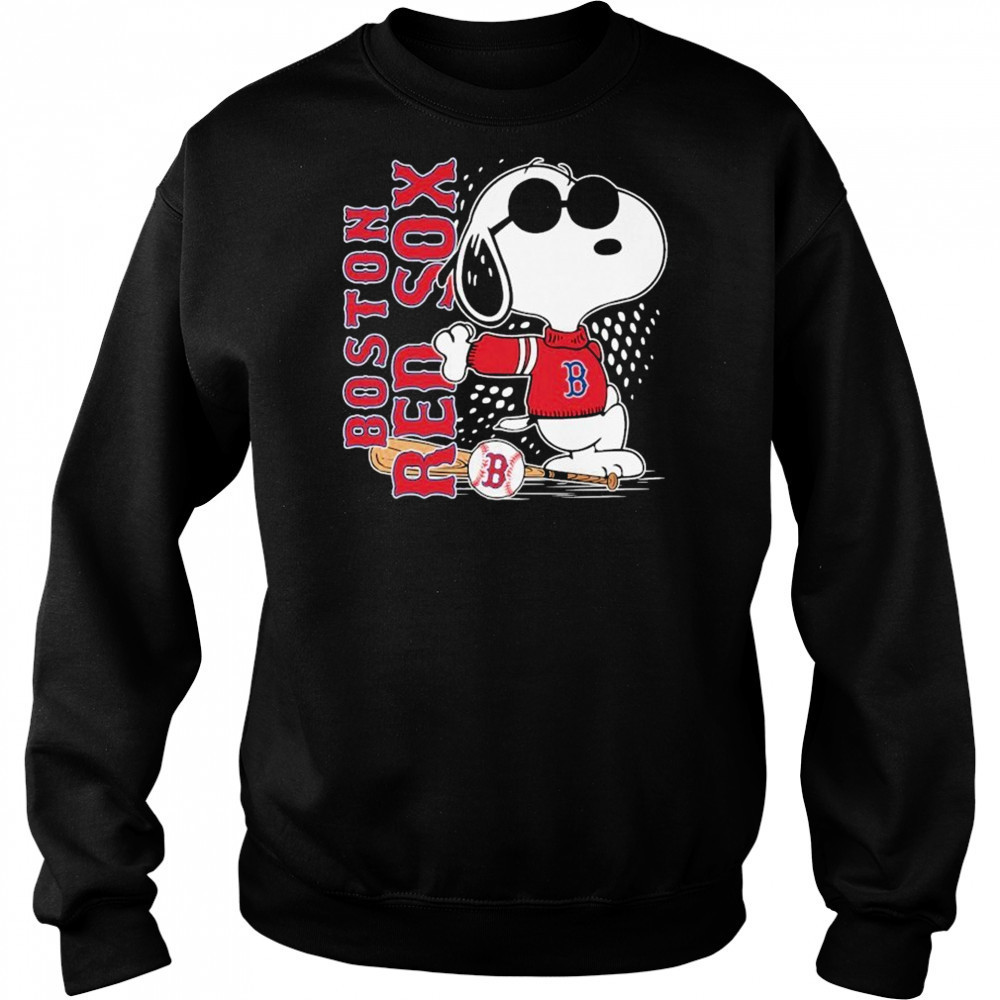 Snoopy Fan Boston Red Sox X The Peanuts T-shirt Sweatshirt
