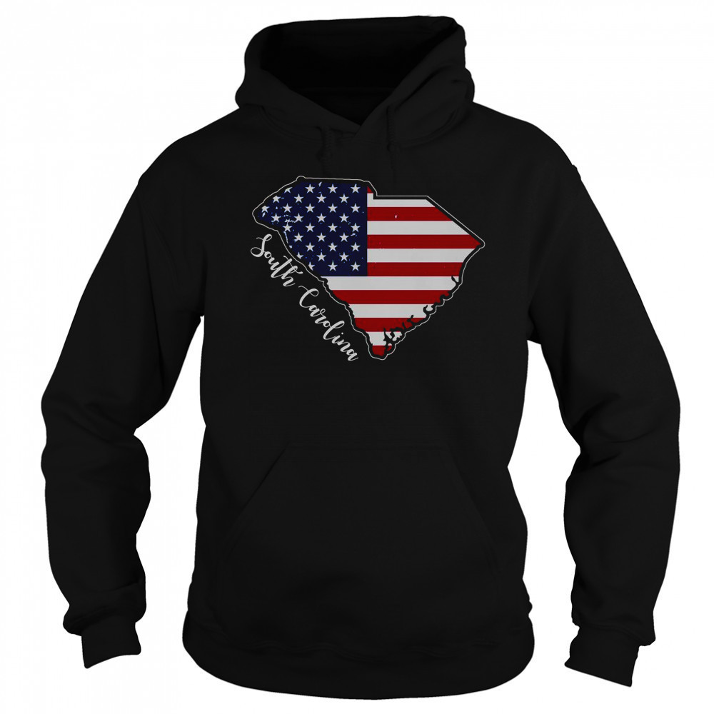 South Carolina United States Map T-Shirt Hoodie