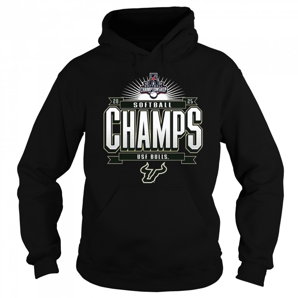 South Florida Bulls 2025 AAC Softball Conference Tournament Champions Shirt Hoodie