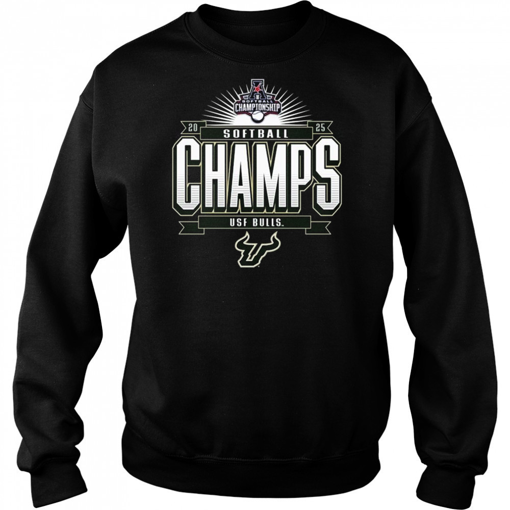 South Florida Bulls 2025 AAC Softball Conference Tournament Champions Shirt Sweatshirt