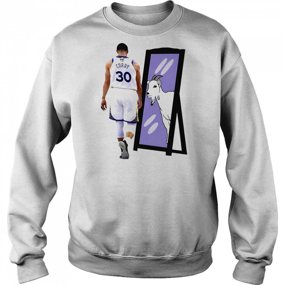 Stephen Curry Goat mirror shirt Sweatshirt