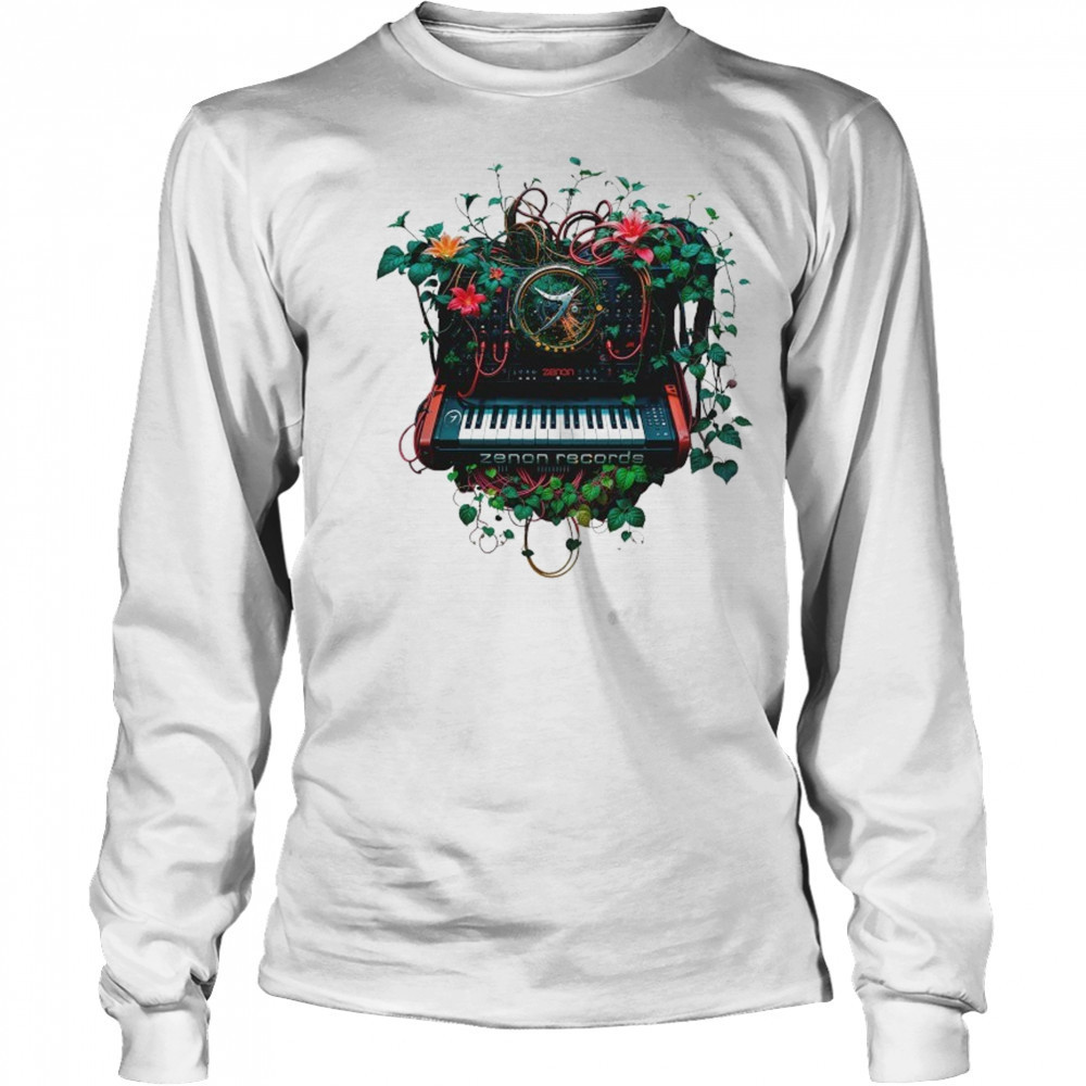 Synth Organix Piano T-shirt Long Sleeved