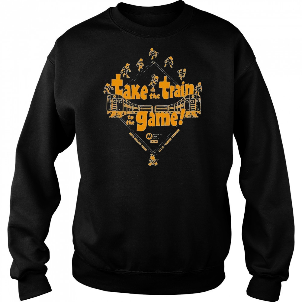 Take The Train To The Game Mets Willets Point Yankee Stadium Only NY T-shirt Sweatshirt