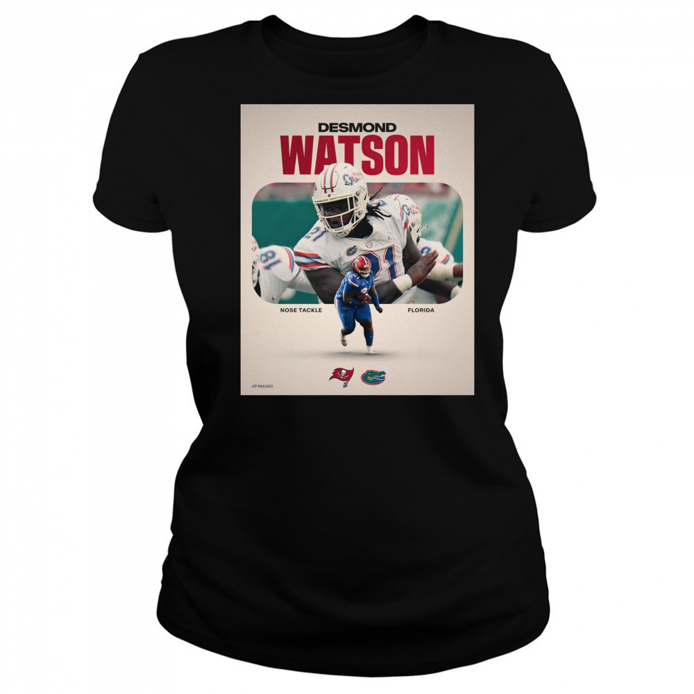 Tampa Bay Buccaneers Football Desmond Watson Nose Tackle Florida Poster t-shirt Women's T-shirt