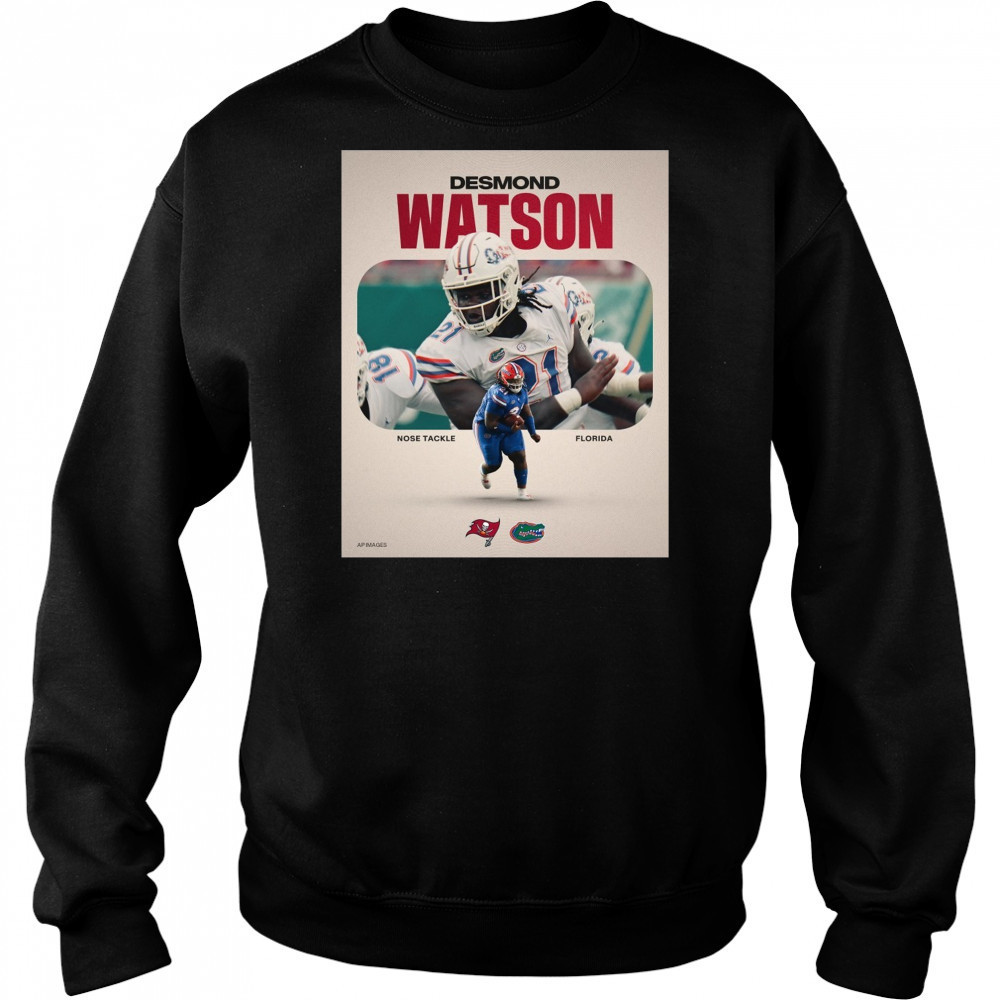 Tampa Bay Buccaneers Football Desmond Watson Nose Tackle Florida Poster t-shirt Sweatshirt