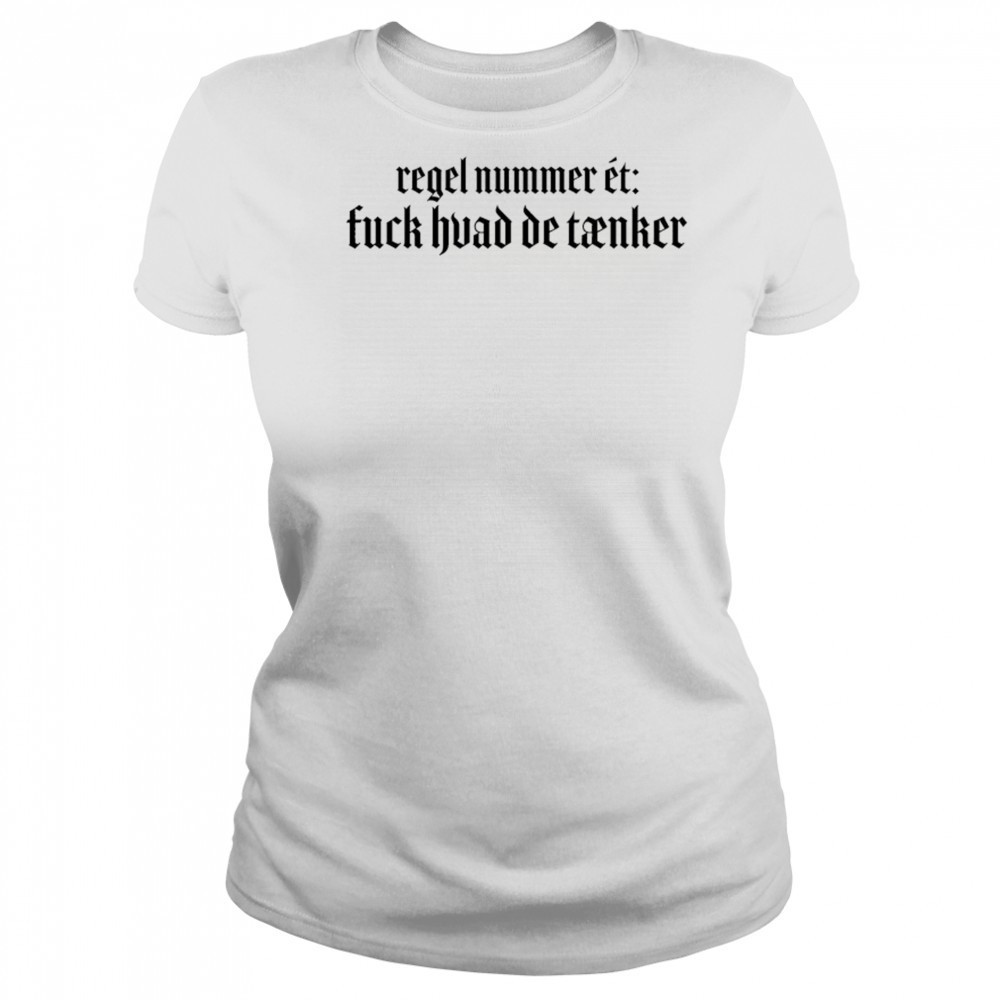 Tessa Regel Nummer Èt Fuck Huad De Tanker T-shirt Women's T-shirt