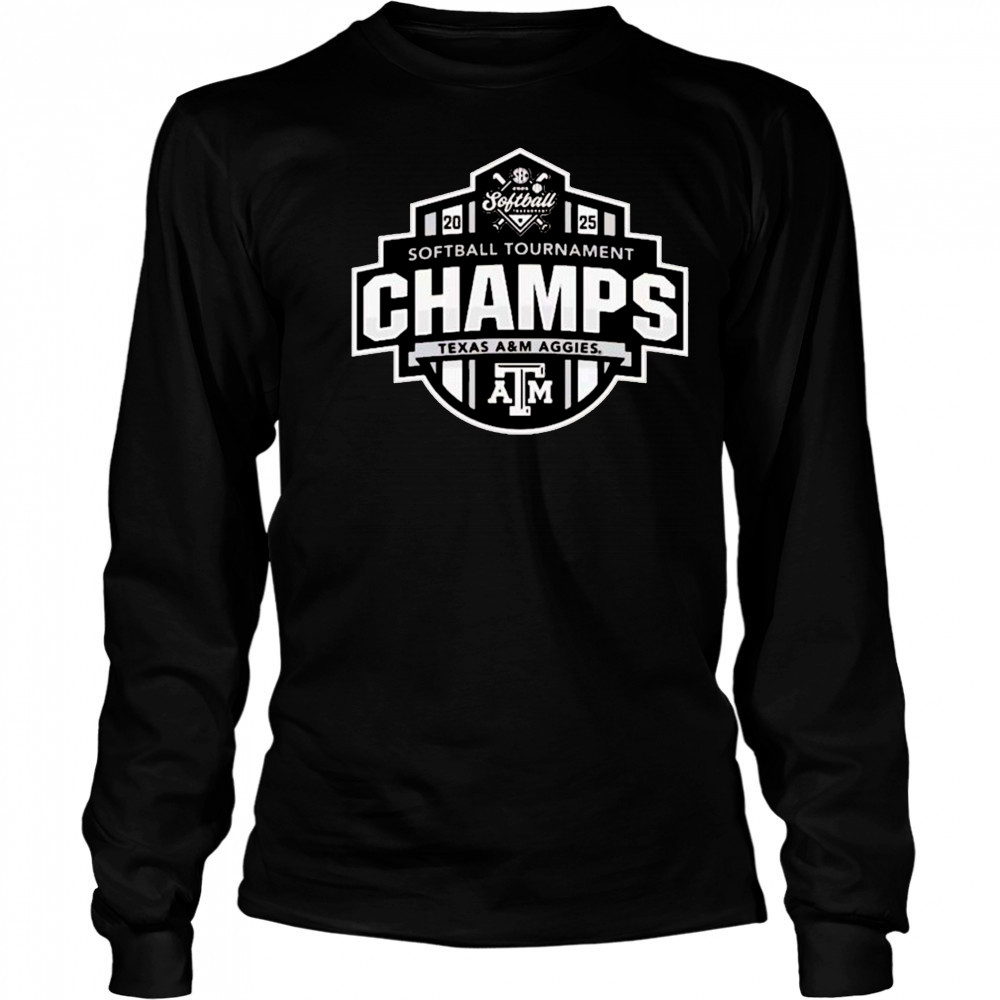 Texas A&M Aggies Softball 2025 SEC Conference Tournament Champions T-shirt Long Sleeved