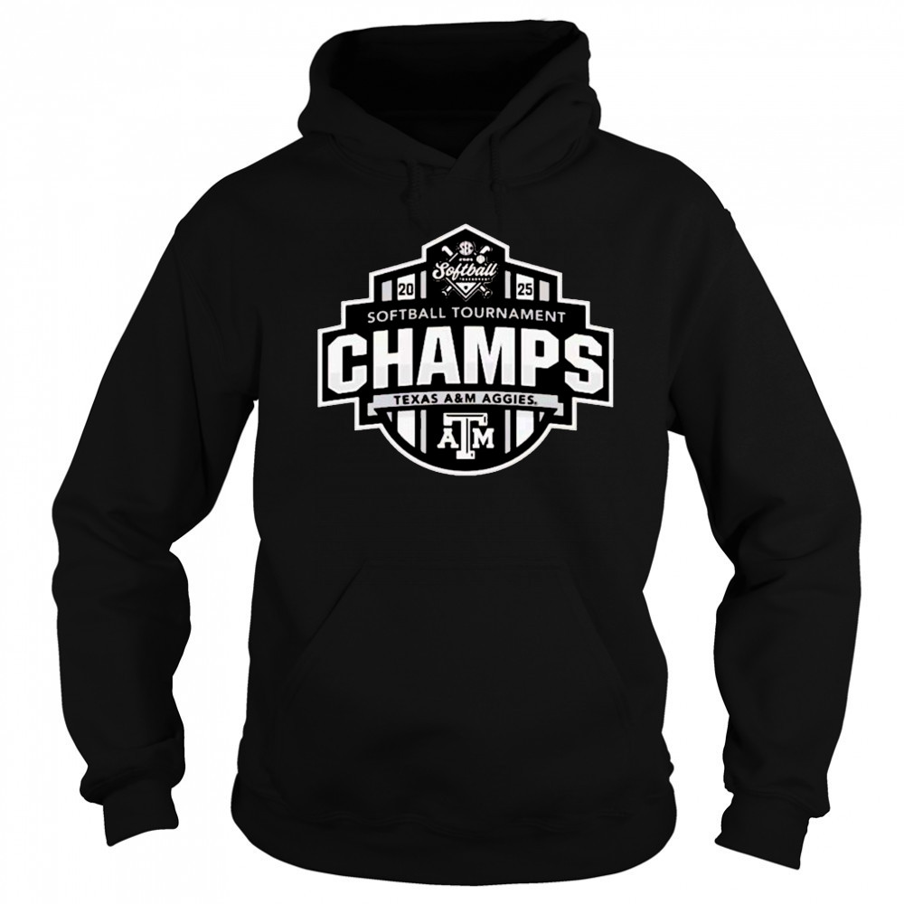 Texas A&M Aggies Softball 2025 SEC Conference Tournament Champions T-shirt Hoodie