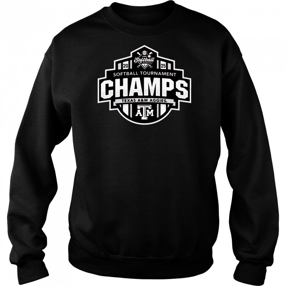 Texas A&M Aggies Softball 2025 SEC Conference Tournament Champions T-shirt Sweatshirt
