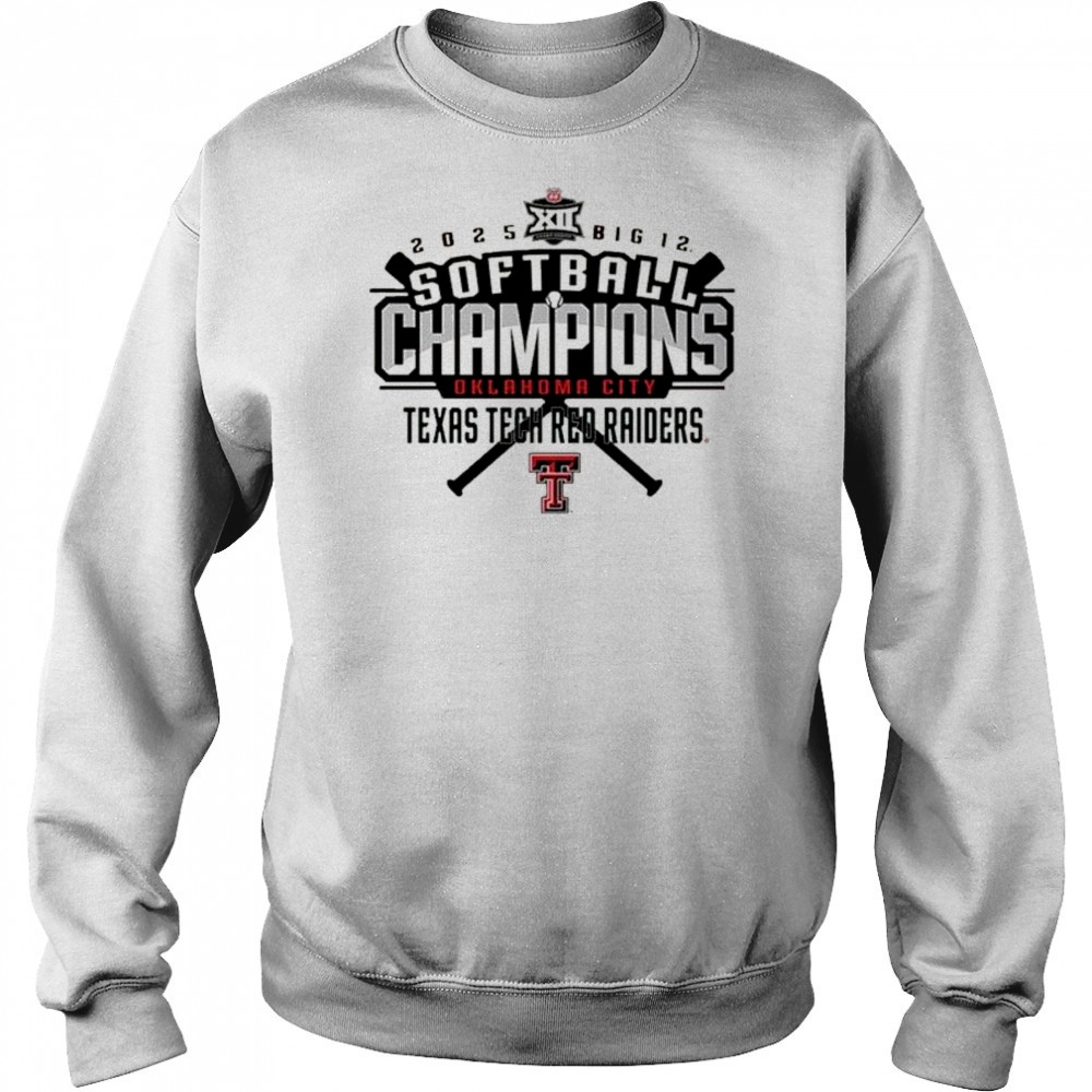 Texas Tech Red Raiders Big 12 Softball Conference Tournament Champions Locker Room 2025 t-shirt Sweatshirt