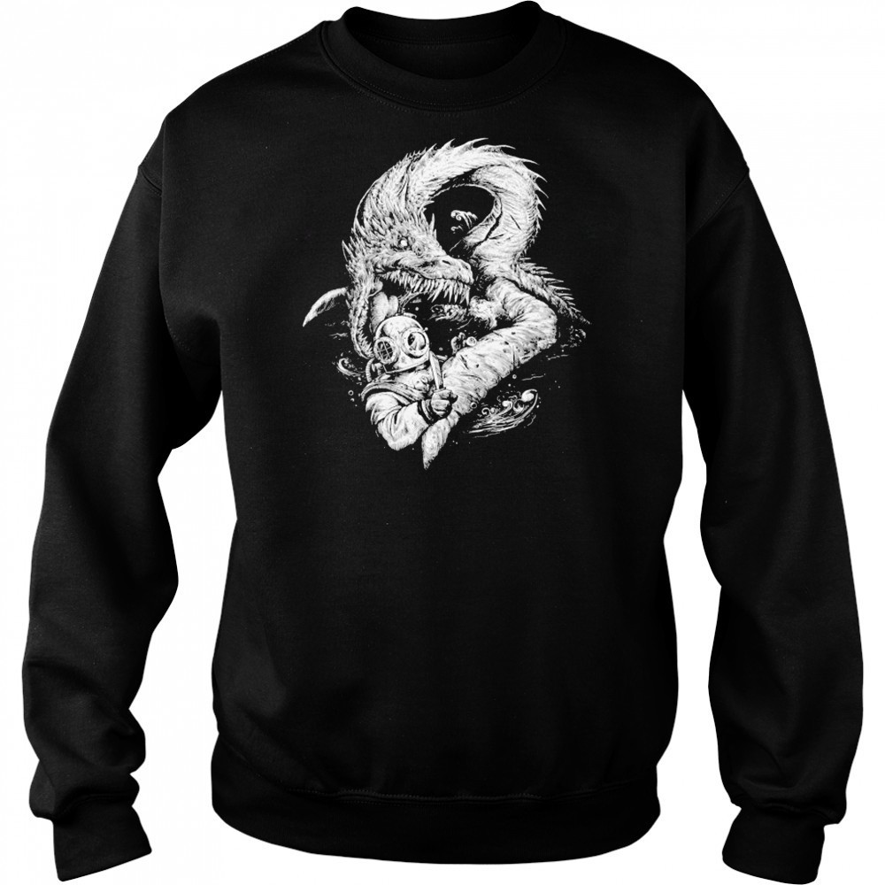 Thè Nèssie Threat Llama T-shirt Sweatshirt